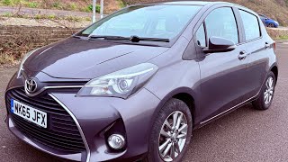 2015 Toyota Yaris 1.3 VVT Icon. POV and 10 minute walk around video review