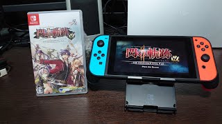 Nintendo Switchソフト　英雄伝説 閃の軌跡Ⅱ 改を開封・携帯モードでプレイしてみました。