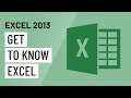 Excel 2013: Getting Started
