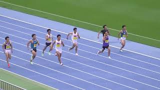 [4k]男子200m　決勝　日本学生個人選手権2022　2022年4月17日(日)