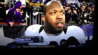 Baltimore Ravens Terrell Suggs - comments on Bill Bellichick