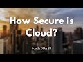 How Secure is Cloud? | #dailyDBA 29