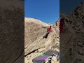 Joshua Tree Bouldering | Unnamed - Zigzag Crack (V0)