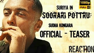 SOORARAI POTTRU : Official Teaser Reaction | Suriya  | G V Prakash kumar | Sudha Kongara | Teaser
