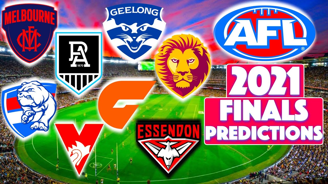 AFL FINALS PREDICTIONS 2021 - YouTube