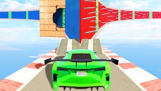 MOST CONFUSING STUNT RACE EVER MADE! (GTA 5 Funny Moments)