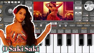 O Saki Saki Song piano tutorial || ORG Piano