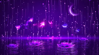 Heavenly Night 💜 Calm Magic Sleep Music ★ Peaceful Deep Sleeping