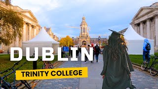Trinity College Dublin, Walking Tour  Ireland 4K