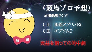 競馬プロ予想　必勝競馬キング　（函館スプリントS　エプソムC）