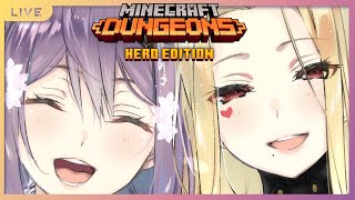 【#ハリオ家 /MINECRAFT DUNGEONS】チーターとオオカミでがうがう！攻略！☆２【ルイス・キャミー/桜凛月/にじさんじ】