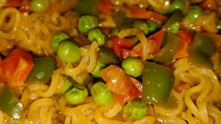 स्ट्रीट स्टाइल मसाला मैगी रेसिपी |  Street Style Chinese Style Maggi | Maggi Recipe Masala Maggi