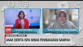 Anak Derita ISPA Imbas Pembakaran Sampah