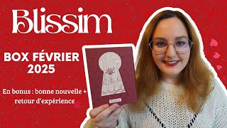 UNBOXING box BLISSIM février 2025 + une bonne nouvelle à vous annoncer