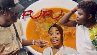 WODE MAYA Made Us Try Ghanaian 🇬🇭 FUFU In Jamaica! 🇯🇲