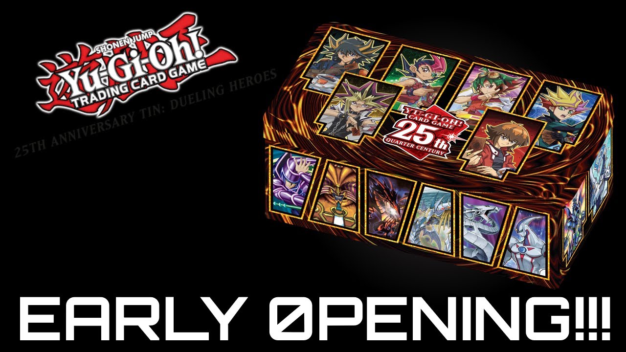 Yu-Gi-Oh! TCG 25th Anniversary Tin: Dueling Heroes - EARLY OPENING ...