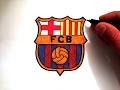 How to Draw the FC Barcelona Logo