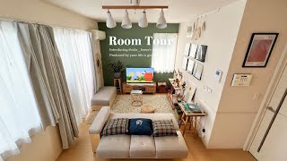 [Room tour] A Japanese room with a nice accent cloth