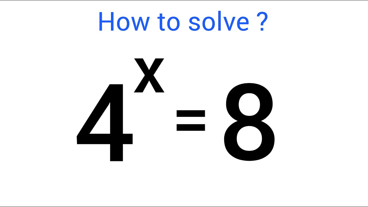 A Nice Exponents Problem Youtube