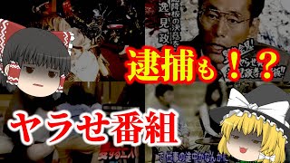 【ゆっくり解説】ヤラせで逮捕！？「ヤラせ」が問題になった懐かしいテレビ番組についてゆっくり解説！