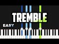 Amanda Cook - Tremble | EASY PIANO TUTORIAL BY Extreme Midi