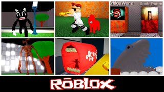 Cartoon cat, Smile room Train eater & More (Trevor Creatures NEW By SlySainedYII) [Roblox]