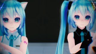 [MMD]被害妄想携帯女子（笑）