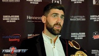 "ITS A DREAM COME TRUE" ROCKY FIELDING TALKS FIGHT W/CANELO & HAVING A MORE VERSATILE STYLE THAN GGG