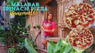 Alugbate pinang sahog ko sa Homemade Pizza|Spinach|Buhay Probinsya