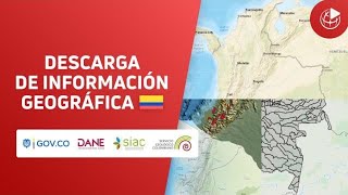 ¿Cómo descargar shapefile, data y mapas de Colombia? GRATIS