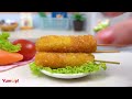 ミニチュアハンバーガーレシピ 🍔 驚くべきミニチュアファーストフードチュートリアル 🍞 tiny food japan