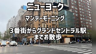 ニューヨーク朝のマンハッタン散歩 3番街からグランドセントラル駅まで散歩