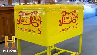 Pawn Stars: Seller LOSES HIS SHIRT on Antique Pepsi Cooler (Season 3)