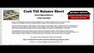 Cash Balance Sheet