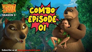 Jungle Book Season 3 | COMBO EPISODE 1 | जंगल बुक हिंदी   नया एपिसोड@PowerKidstv​
