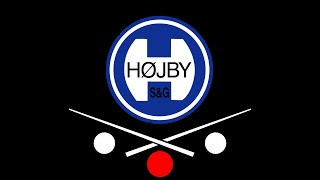 Højby Billard Klub Bord 1, 4 mands old boys vest pulje 25 runde 5/2024