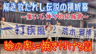 【貴重】17年ぶりに解放された中日ドラゴンズ旧応援団の横断幕と応援歌が熱すぎる件