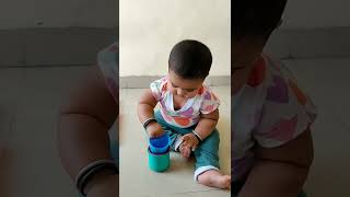 बाळ खेळतय...👶👏🏚️⛄️#shorts #youtube