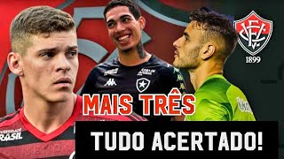 🚨 VOLANTE CONTRATADO, AGORA SÃO 11 NO ELENCO | LATERAL E GOLEIRO TAMBEM CONFIRMADOS NO VITÓRIA