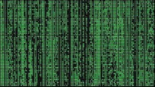 how to create matrix effect in notepad