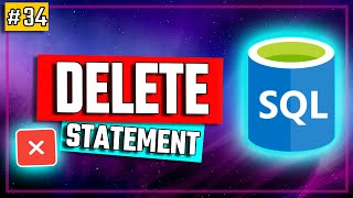 SQL DELETE - Delete Data from Database - SQL Tutorial #34