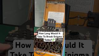 How Long Would It Take To Break Enigma Today?🧩