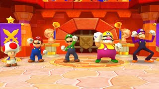 Mario Party: The Top 100 - Minigame Match - Mario vs Luigi vs Wario vs Waluigi