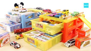 トミカ パーキングケース 30台パーキング  TDR限定  ぬいもーず ／ Tomica Tokyo Disney Resort Original