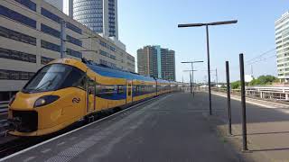 (4k) Amsterdam Sloterdijk 🇳🇱 Intercity Next Generation (ICNG) NS trains made in Poland....