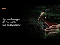 Python Tutorials 05 |  Sequence Data Types And Mapping | Sinhala | Black Tiger