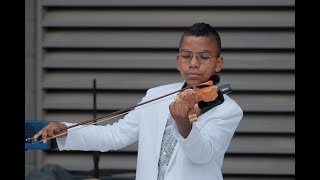 "Rise Up"- Andra Day (violin cover) Tyler Butler-Figueroa Violinist AGT (13) Chavis Park Raleigh NC