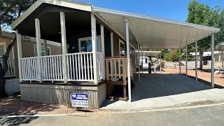 Sold~ $84,999 2023 1/1 RV Park Model 14x35 located at Pineview RV Resort in Payson Arizona.