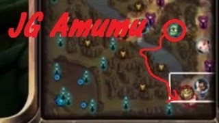 LoL S4 Arena JG Amumu 阿姆姆繞路塔殺路線