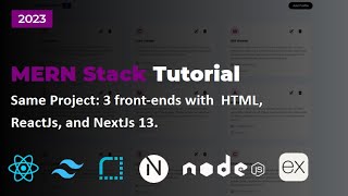 1. Intro | Build and Deploy a Responsive Full-stack MERN Application | NextJs 13, ReactJs, NodeJs...